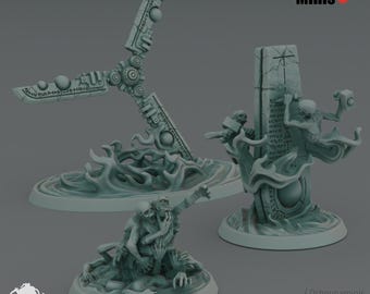 Spells - Doomed Emprire - Oshounminis Tabletop wargaming miniature for Grimdark | OPR | Sci-fi Living Metal