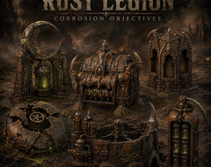 HGM Rust Legion Corrosion | 6-Piece Objective Set | HGM Exclusive
