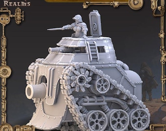 Battle Nuns Steam Tank – Across The Realms – Sci-Fi – Resin Vehicle Kit