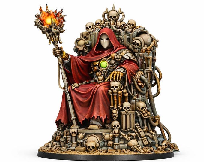 Hollow Master Data Cog Seer - Hollow Legion Legion Wars - Exclusive Highland Gaming Minis Tabletop Wargaming Multi-Verse Grimdark OPR Sci-Fi