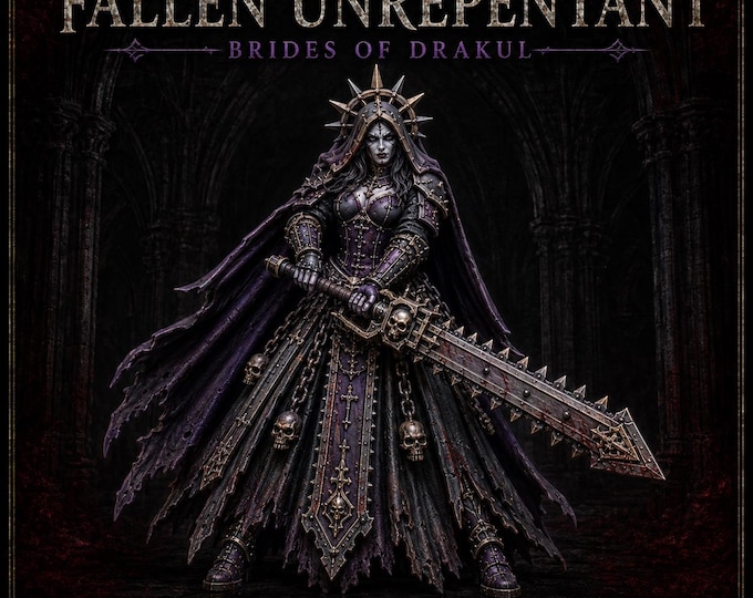 Unrepentant Brides of Drakul | 1, 11 or 22 Gothic Vampire Resin Miniatures | HGM Exclusive