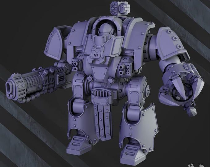 Space Knights Heavy Walker - Empire - DakkaDakka - Tabletop Wargaming for Grimdark | Alternative  | OPR Sci-Fi mini