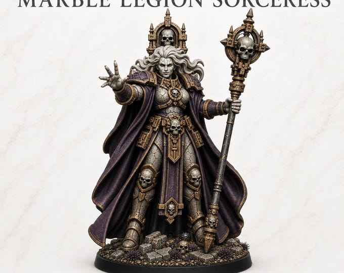 Marble Legion Sorceress | HGM Exclusive 32mm Resin Character