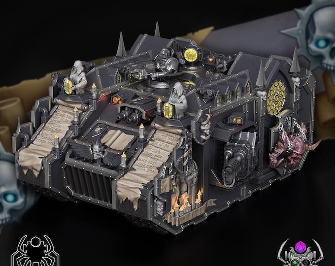 Demon Hunters ASV • 32mm Grimdark tank for Sci-Fi Wargames & TTRPG | Eight Legs Miniatures mini