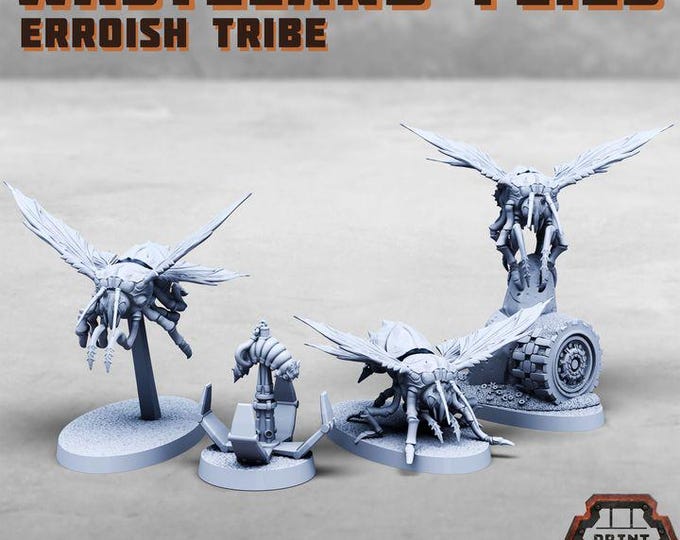 Wasteland Flies - Erroish Tribe - Across the Realms - Tabletop Wargaming for Grimdark | Alternative  | OPR Sci-Fi mini