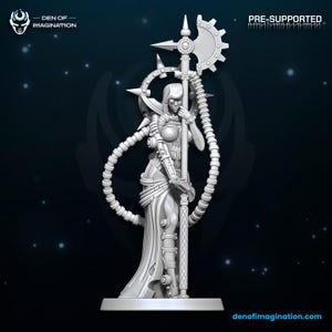 Chaos miniatures Mechanicum Hive Pinup Temptress Trio - Miniatures - WildMesh - for Grimdark | OPR | Sci-fi