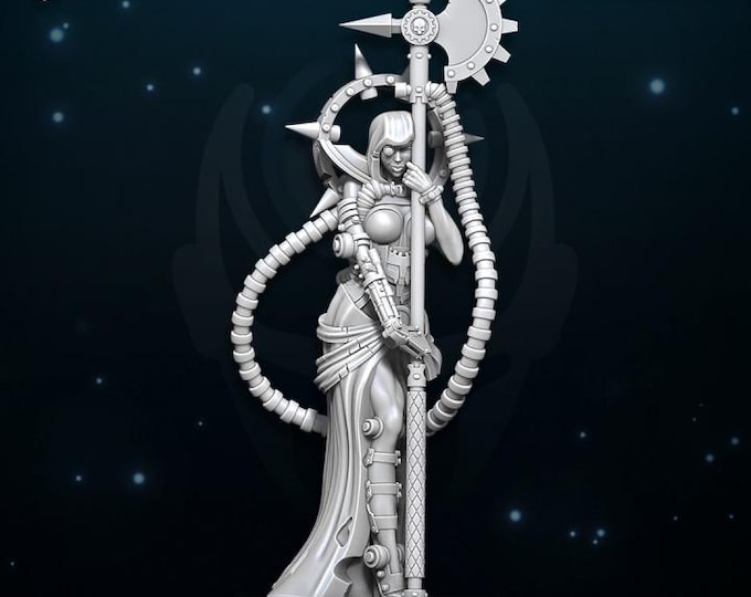 Chaos miniatures Mechanicum Hive Pinup Temptress Trio - Miniatures - WildMesh - for Grimdark | OPR | Sci-fi