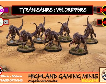 Space Bug Solvix VeloRippers Our New Exclusive Alien Dinosaur Faction Range Highland Gaming Minis Tabletop Wargaming Grimdark Sc-fi