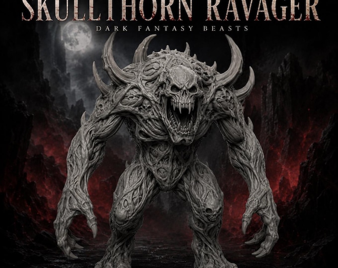 Skullthorn Ravager - HGM Exclusive Resin Dark Fantasy Monster Miniature