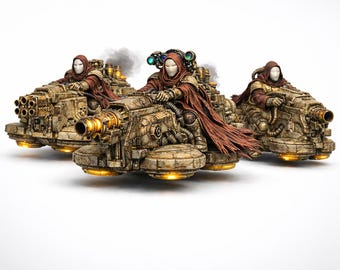 SynthWave Lancers - Hollow Legion - Legion Wars - Exclusive Highland Gaming Minis - Tabletop Wargaming Multi-Verse Grimdark OPR Sci-Fi