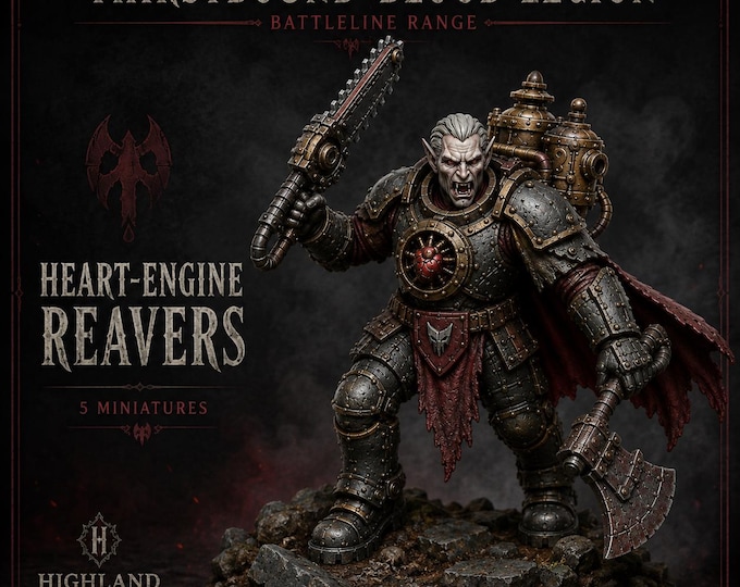 Heart-Engine Reavers | 5 10 or 20 Thirstbound Vampire Warriors | HGM Exclusive