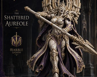 The Shattered Aureole | Marble Legion Greater Daemon | HGM Resin Centrepiece