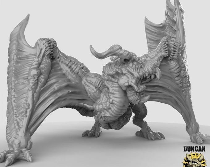 Byakhee - Fantasy Miniature  - Duncan Shadow - Tabletop Wargaming for Grimdark | OPR Sci-Fi & Fantasy Resin Mini