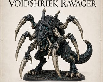Voidshriek Ravager - Alternative Space Bugs Resin Alien Monster Miniature