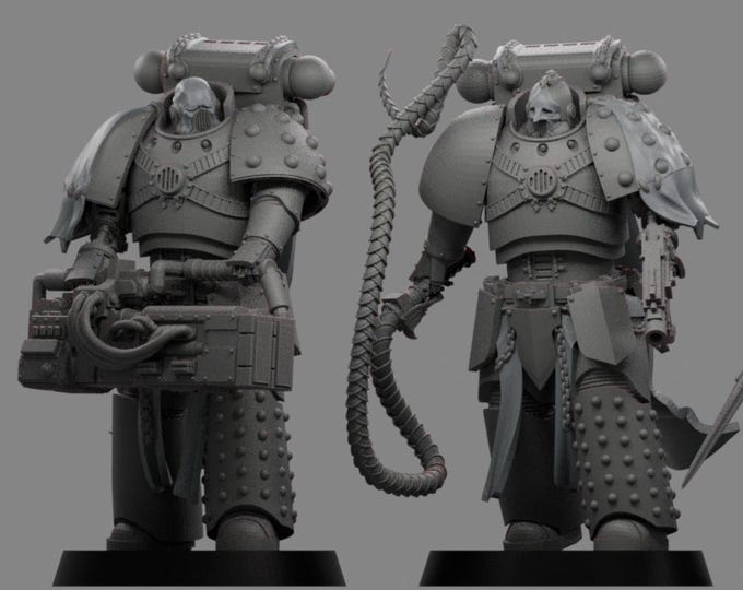 MK X Y Skin Thieves Upgrade Kit - Marine Squad - Sedivalle - Tabletop Wargaming for Grimdark | OPR | Sci-fi