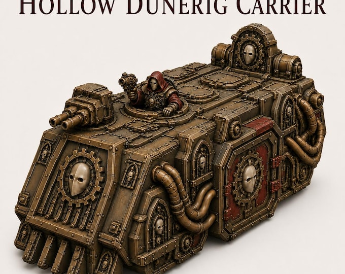 Hollow Dunerig Carrier APC | Hollow Legion HGM | Sci Fi Armoured Transport | 1 Resin Vehicle 4 Variants