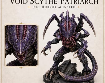 Void Scythe Patriarch | 2 Pose Resin Alien Monster | 60, 80 or 100mm | HGM Exclusive