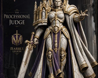 The Processional Judge | Marble Legion 150-160mm Resin Matriarch | HGM Exclusive