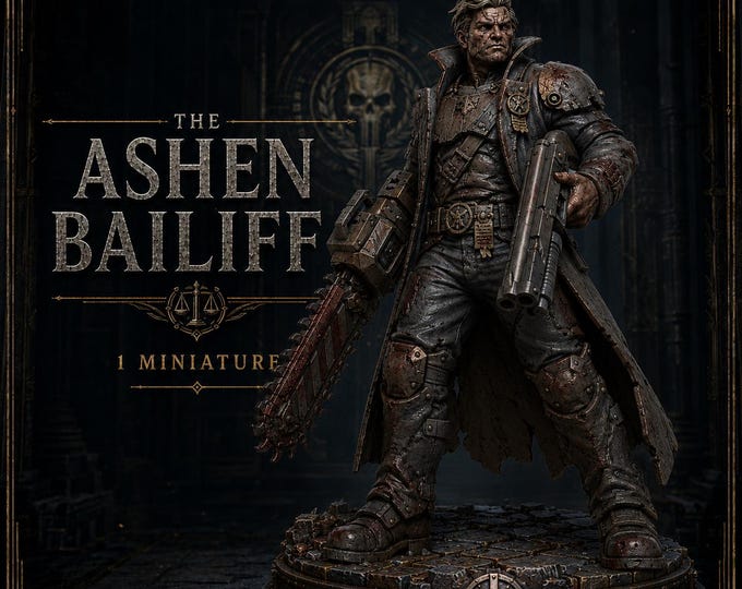 The Ashen Bailiff | Legends of Judgement | HGM Exclusive Physical Resin Character