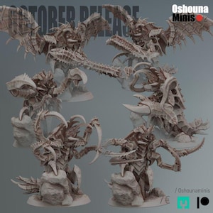 Deep Sea Lord 2.0 - Deep Hive -  Oshounminis - Tabletop wargaming miniature for Grimdark | OPR | Sci-fi | Alien Bug Proxy | 3D printed model