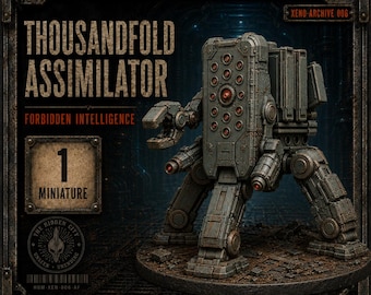 Thousandfold Assimilator | HGM Underworks Robot War Machine | Resin Miniature