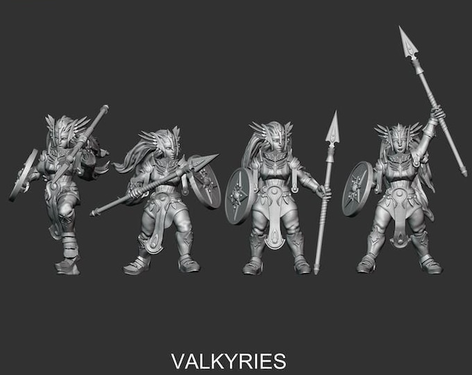 Valkyries - Frigid Miniatures - Tabletop Wargaming for Grimdark | Alternative  | OPR Sci-Fi mini