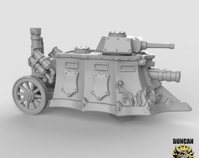 Steam Tank | Duncan Shadow | PathFinder | Mini | Tabletop Wargaming | Dungeons and Dragons | Resin | Fantasy | RPG