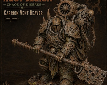 Carrion Vent Reaver | Rust Legion / Chaos of Disease | HGM Exclusive 32mm Resin Character Miniature