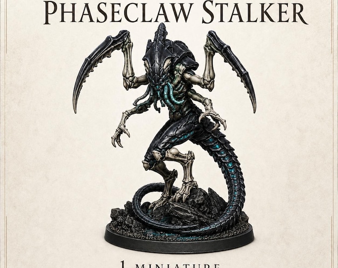 Phaseclaw Stalker - Wraith - Helix Legion Alternative Space Bugs Resin Alien Miniature