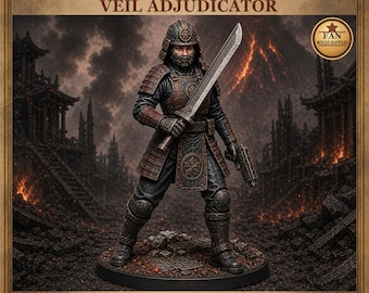 Ashen Veil Adjudicator | 1 Resin Miniatures | HGM Exclusive
