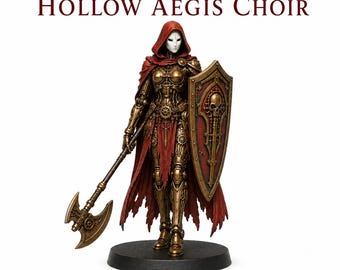 Hollow Aegis Choir - Hollow Legion - Highland Gaming Minis Exclusive - Legion Wars -  Tabletop Wargaming Multi-Verse Grimdark OPR Sci-Fi