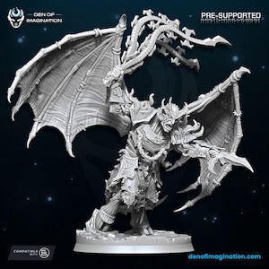 Chaos Miniature - Daemon Prince of Excess 60mm base - Wildmesh - Tabletop Wargaming Grimdark Scifi Fantasy Daemon Grimdark