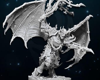 Chaos Miniature - Daemon Prince of Excess 60mm base - Wildmesh - Tabletop Wargaming Grimdark Scifi Fantasy Daemon Grimdark