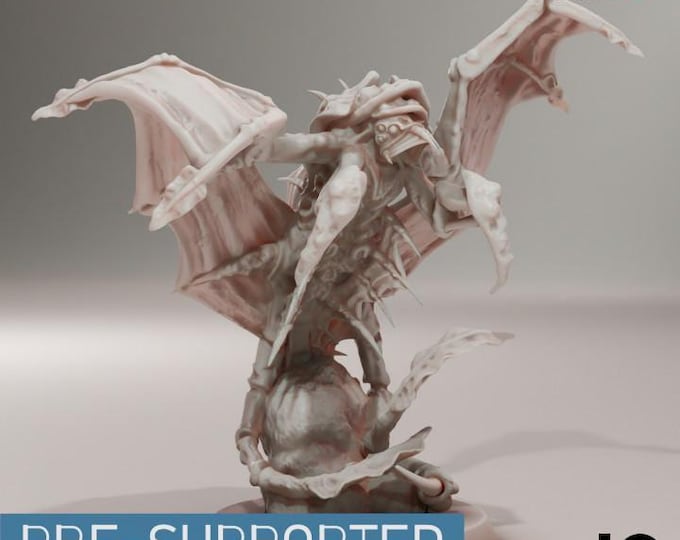 Flying Parasite - Deep Hive - Oshounaminis - Tabletop wargaming miniature for Grimdark | OPR | Sci-fi | Alien Bug Proxy | Printed mini