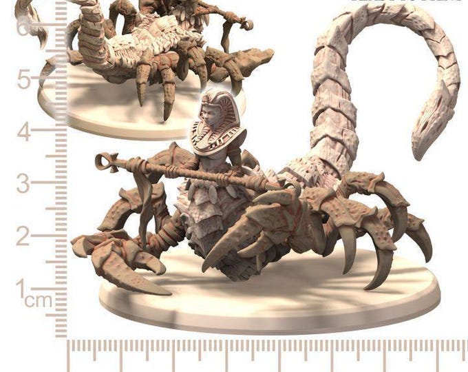 Serketari Scorpion Egyptian Queen - Serket - Sci-Fi Grimdark - Resin Miniature