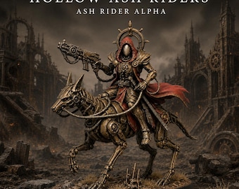 Ash Riders | Hollow Legion 32mm Resin Cavalry, 1/3/6 Models | HGM Exclusive
