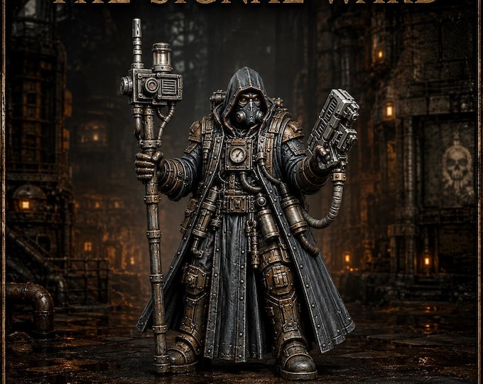 Signal Ward Technician - 32mm Sci-Fi NPC Resin Miniature - HGM Exclusive