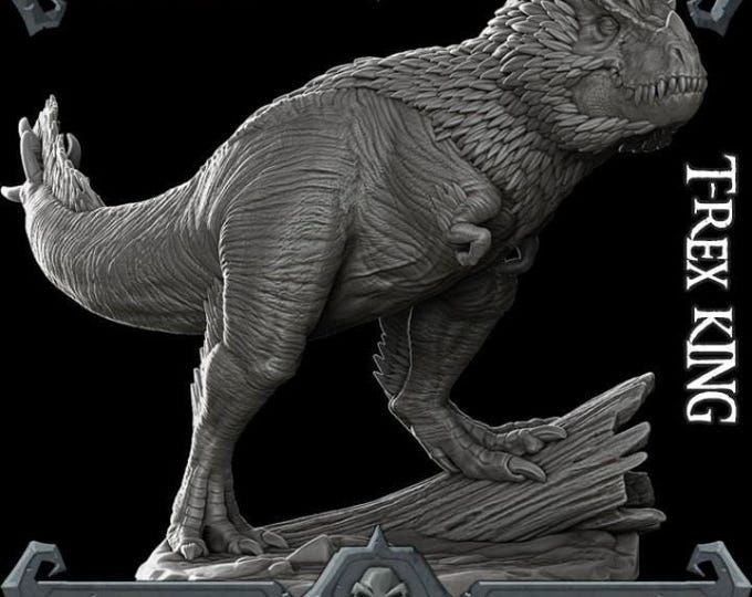 T-Rex King - Rocket Pig Games - Fantasy Resin Miniature