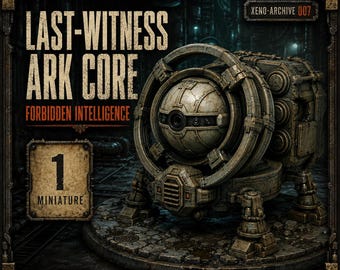Last-Witness Ark Core | HGM Underworks 74mm Sci-Fi Archive Construct | HGM Exclusive