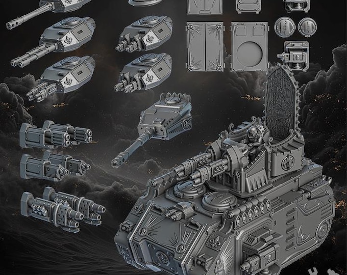 Battle Sisters Order of Repentance APC - Grimdark - DakkaDakka - Sci-Fi Grimdark Vehicle