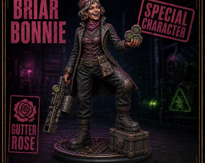Briar Bonnie Special Character Miniature | Gutter Rose Legends of Crime | 3 Poses