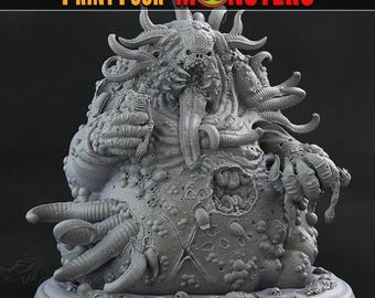 Greater Demon of Plague Pestilence Tongue Miniature | 50–130mm | Print Your Monsters