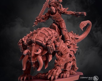 Chaos Wrath - Bloodmane Commander ready to play - Chaos Of Wrath - New Rel April 26 Wildmesh Tabletop Wargaming for Grimdark Alternative OPR