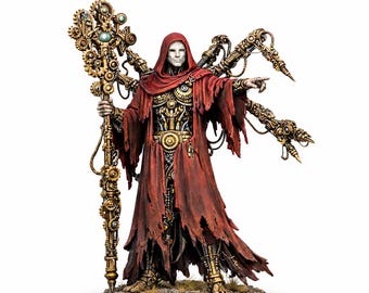 Hollow Men Data Priest - Hollow Legion - Legion Wars - Exclusive Highland Gaming Minis - Tabletop Wargaming Multi-Verse Grimdark OPR Sci-Fi