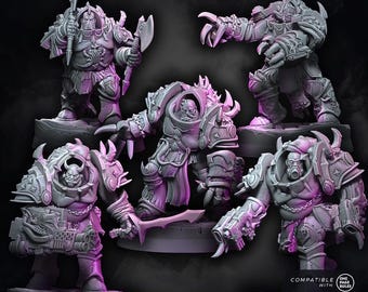 Chaos Excess - Annihilators unit - July 25 Release - Wildmesh Tabletop Wargaming for Grimdark Alternative OPR