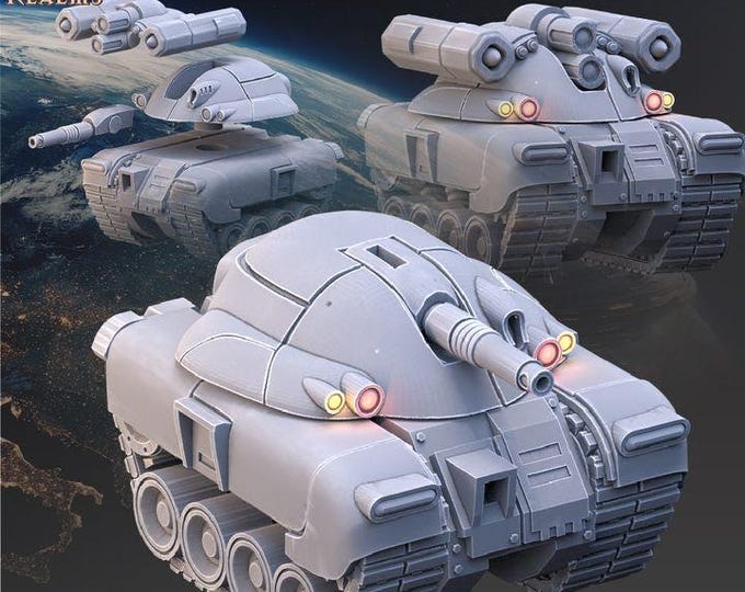 Heavy Weapon Platform - Across the Realms - Tabletop Wargaming Miniature for Grimdark | OPR | Sci-fi