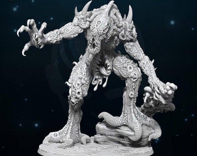 Chaos Void Titan Miniature - Wildmesh - Tabletop Wargaming for Grimdark | Alternative  | OPR Sci-Fi mini