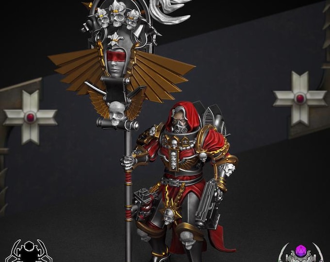 Widows Signifier • 32mm Grimdark - Sci-Fi Wargames & TTRPG | Eight Legs Miniatures mini