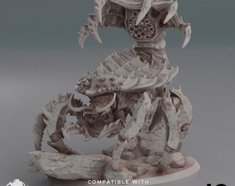 Giant Scorpion Miniature Deep Hive - Oshounaminis - Sci-Fi - Resin Vehicle