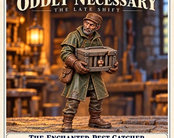 Enchanted Pest Catcher | Oddly Necessary Fantasy NPC | 32mm Resin Miniature | HGM Exclusive